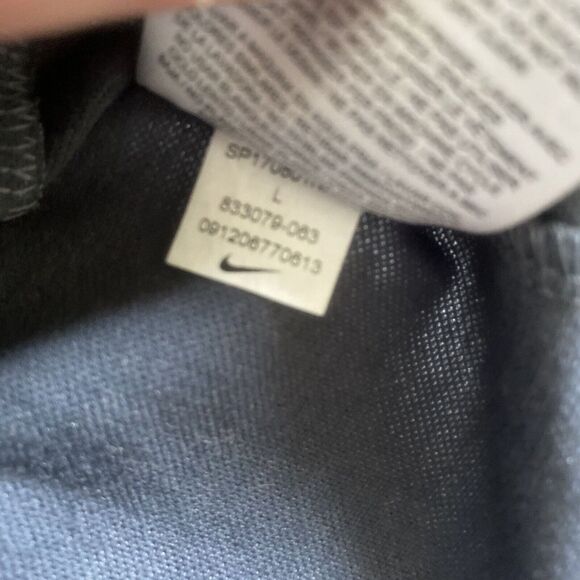 Nike Charlotte 49ers Polo Men's L Dri-Fit Blade Collar Short Sleeve‎ Shirt Grey - Picture 6 of 9